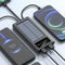 Solar Power Bank 20000mAh, Fast Charging Built in Cable